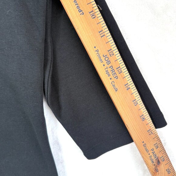 Quacker Factory Jeanne Bice Christmas Embroidered Rhinestones Shirt Womens M - Picture 7 of 8